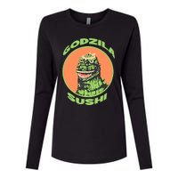 The G.O.D.Z.I.L.L.A Sushi Bar Womens Cotton Relaxed Long Sleeve T-Shirt