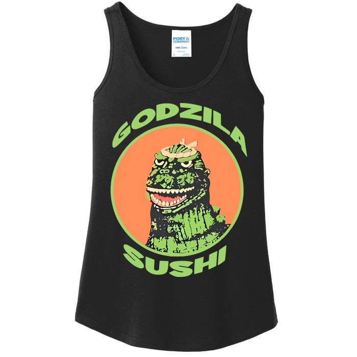 The G.O.D.Z.I.L.L.A Sushi Bar Ladies Essential Tank