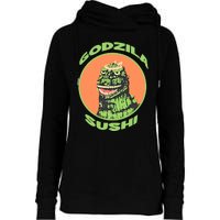 The G.O.D.Z.I.L.L.A Sushi Bar Womens Funnel Neck Pullover Hood