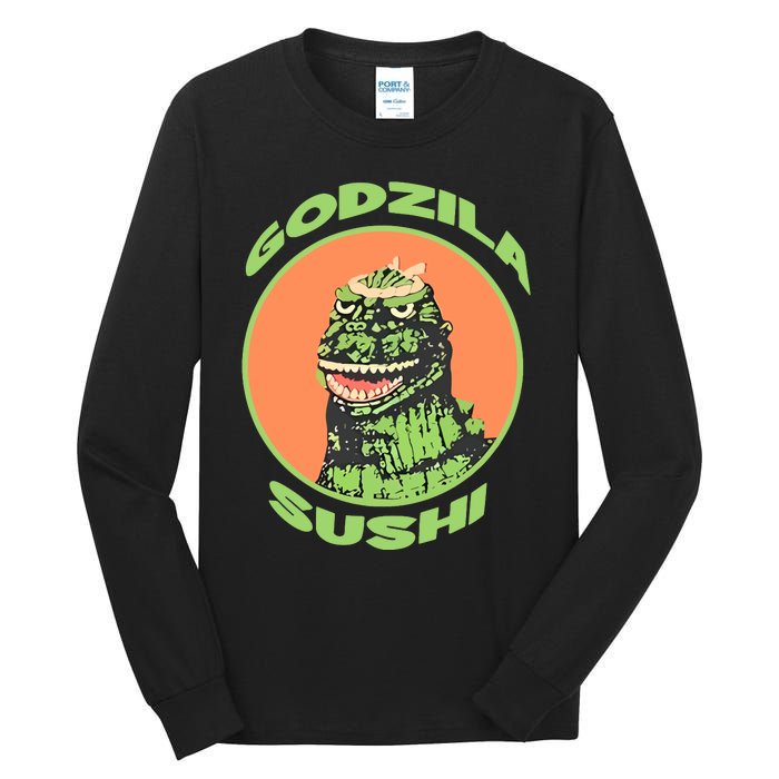 The G.O.D.Z.I.L.L.A Sushi Bar Tall Long Sleeve T-Shirt