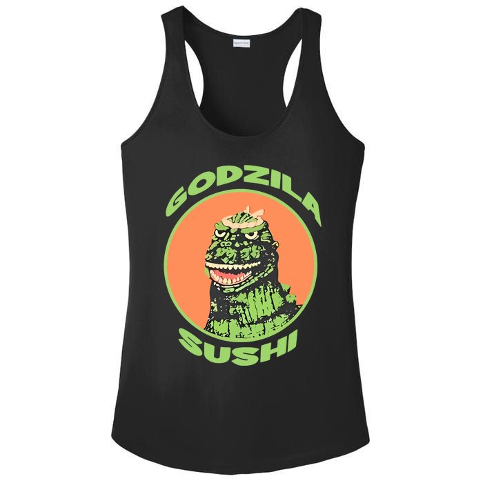 The G.O.D.Z.I.L.L.A Sushi Bar Ladies PosiCharge Competitor Racerback Tank