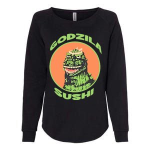 The G.O.D.Z.I.L.L.A Sushi Bar Womens California Wash Sweatshirt