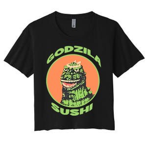 The G.O.D.Z.I.L.L.A Sushi Bar Women's Crop Top Tee