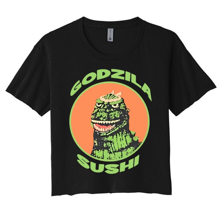 The G.O.D.Z.I.L.L.A Sushi Bar Women's Crop Top Tee