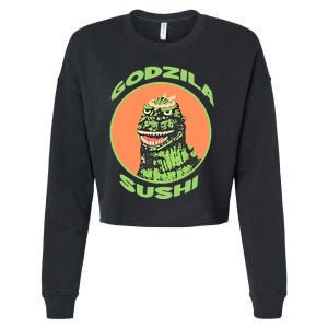 The G.O.D.Z.I.L.L.A Sushi Bar Cropped Pullover Crew