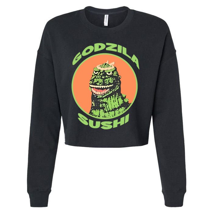 The G.O.D.Z.I.L.L.A Sushi Bar Cropped Pullover Crew