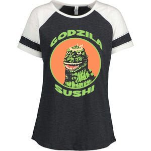 The G.O.D.Z.I.L.L.A Sushi Bar Enza Ladies Jersey Colorblock Tee