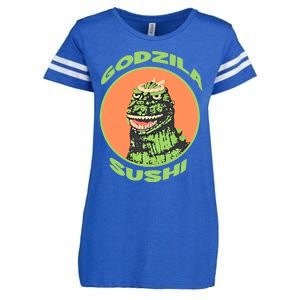 The G.O.D.Z.I.L.L.A Sushi Bar Enza Ladies Jersey Football T-Shirt