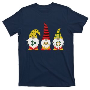 Three Gnomes Shamrock Funny Happy St Patrick's Day Gifts T-Shirt