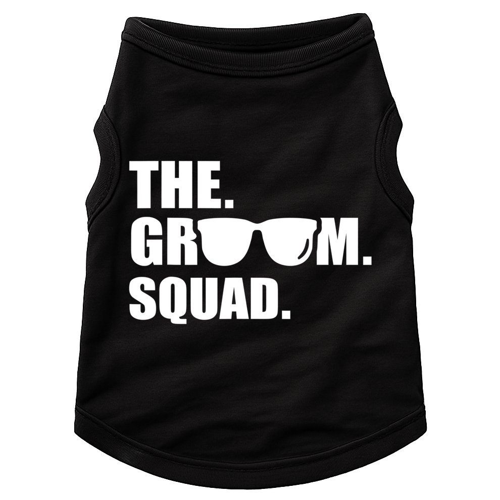 The Groom Squad Bachelor Party Great Gift Doggie Tank