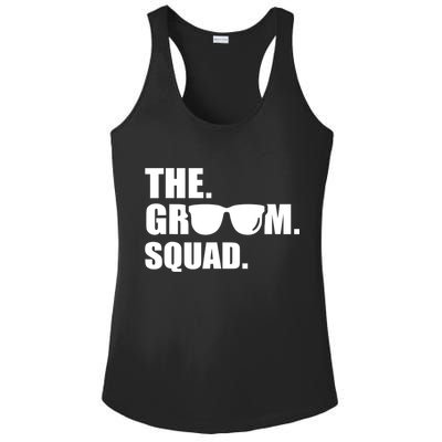 The Groom Squad Bachelor Party Great Gift Ladies PosiCharge Competitor Racerback Tank