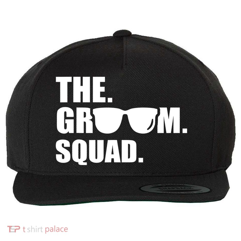 The Groom Squad Bachelor Party Great Gift Wool Snapback Cap