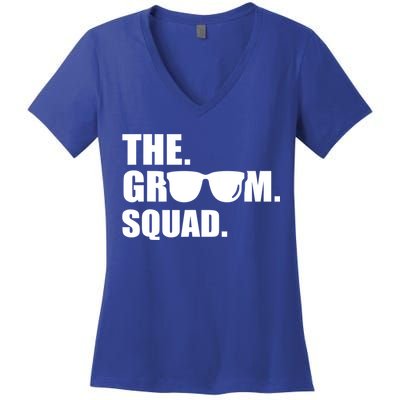 The Groom Squad Bachelor Party Great Gift Women's V-Neck T-Shirt