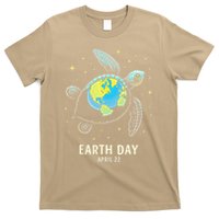 Turtle Globe Shell Happy Earth Day 2025 Save The Planet T-Shirt