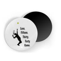 Tennis Game Score Love Fifteen Thirty Forty Game Serve Magnet