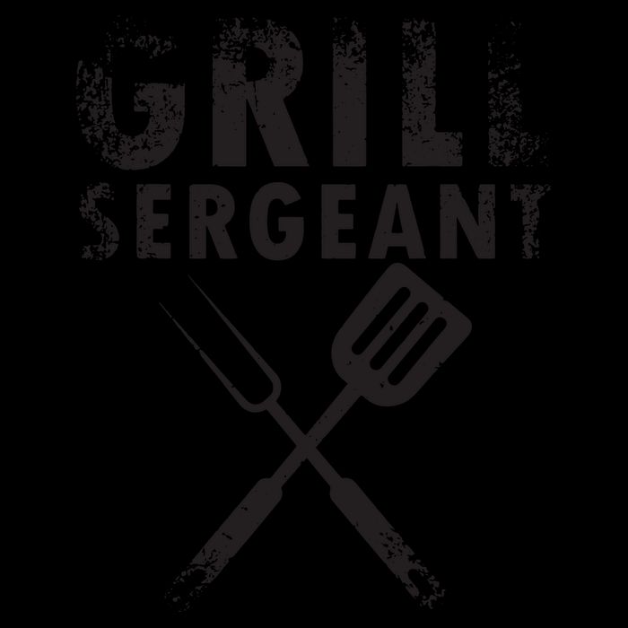 THE GRILL SERGEANT T Funny Father's Day BBQ Dad Joke Apron