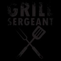 THE GRILL SERGEANT T Funny Father's Day BBQ Dad Joke 16 in Basic Backpack