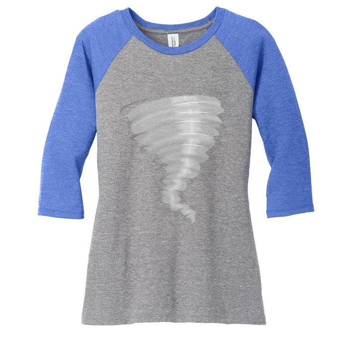 Tornado Gift Storm Chaser Gift Scary Weather Hurricane Great Gift Women's Tri-Blend 3/4-Sleeve Raglan Shirt