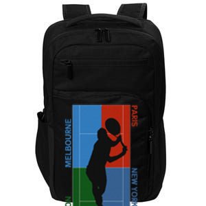 Tennis Grand Slam Courts Impact Tech Backpack