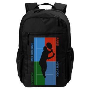 Tennis Grand Slam Courts Daily Commute Backpack