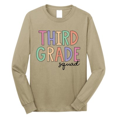 Third Grade Squad Teachers 3rd Grade Back to School Long Sleeve Shirt