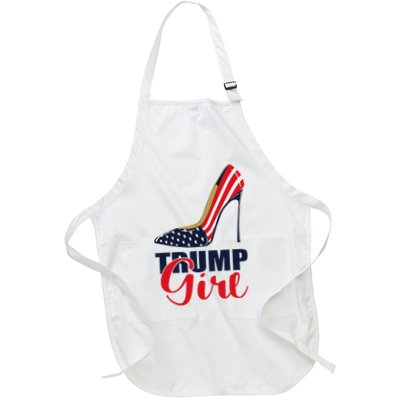 Trump Girl Stilettos High Heel American Flag Trump 2024 Apron