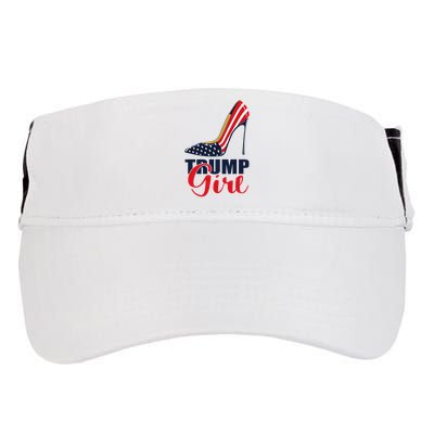 Trump Girl Stilettos High Heel American Flag Trump 2024 Adult Drive Performance Visor