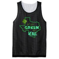 Texan Gift St Patty's Get Your Green On Y'all Cute Mesh Reversible Basketball Jersey Tank