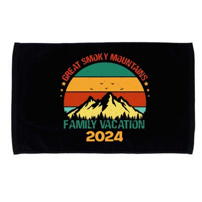 Tennessee Great Smoky Mountains Family Vacation 2024 Microfiber Hand Towel