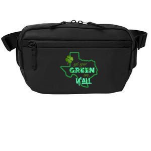 Texan Gift St Patty's Get Your Green On Y'all Cute Crossbody Pack