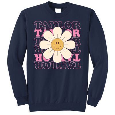 Taylor Groovy Sunflower Retro Tall Sweatshirt