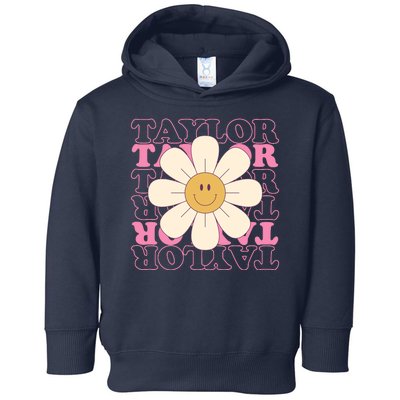 Taylor Groovy Sunflower Retro Toddler Hoodie