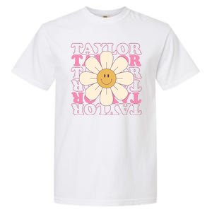 Taylor Groovy Sunflower Retro Garment-Dyed Heavyweight T-Shirt