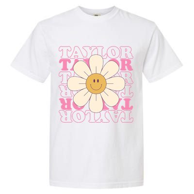 Taylor Groovy Sunflower Retro Garment-Dyed Heavyweight T-Shirt