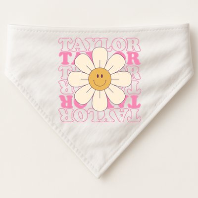 Taylor Groovy Sunflower Retro USA-Made Doggie Bandana