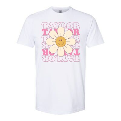 Taylor Groovy Sunflower Retro Softstyle® CVC T-Shirt