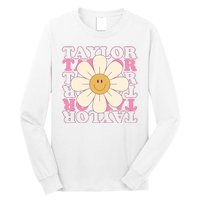 Taylor Groovy Sunflower Retro Long Sleeve Shirt