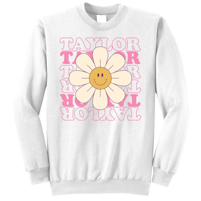 Taylor Groovy Sunflower Retro Sweatshirt