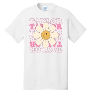 Taylor Groovy Sunflower Retro Tall T-Shirt