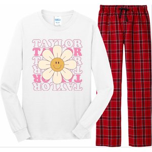 Taylor Groovy Sunflower Retro Long Sleeve Pajama Set