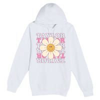 Taylor Groovy Sunflower Retro Premium Pullover Hoodie