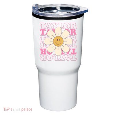 Taylor Groovy Sunflower Retro Tumbler