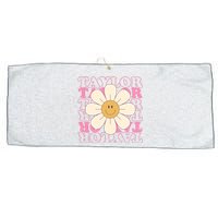 Taylor Groovy Sunflower Retro Large Microfiber Waffle Golf Towel