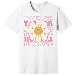 Taylor Groovy Sunflower Retro Premium T-Shirt