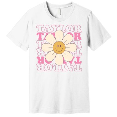 Taylor Groovy Sunflower Retro Premium T-Shirt