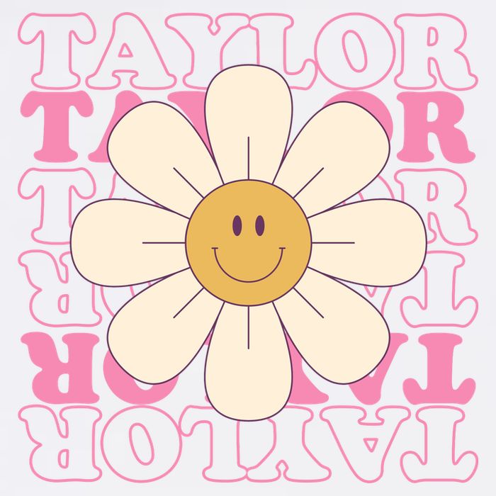 Taylor Groovy Sunflower Retro Baby Bodysuit