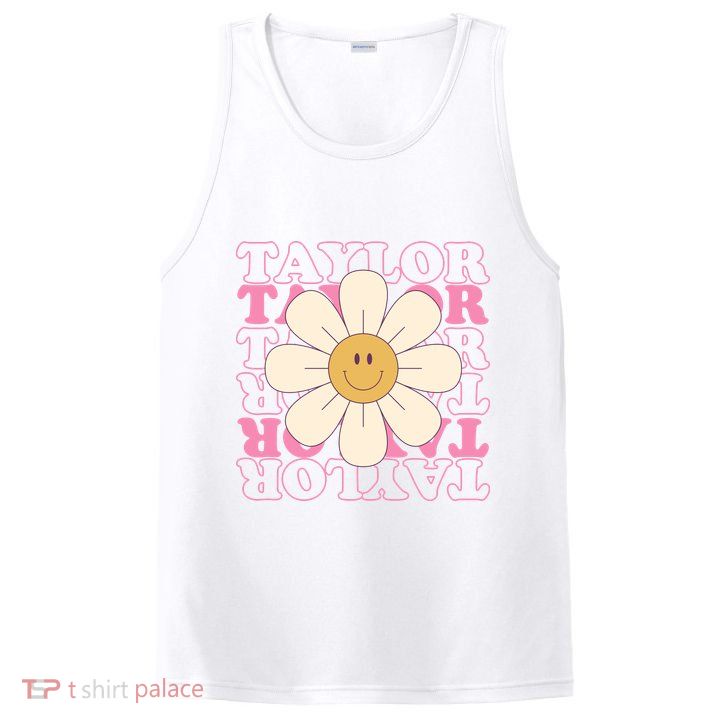 Taylor Groovy Sunflower Retro PosiCharge Competitor Tank