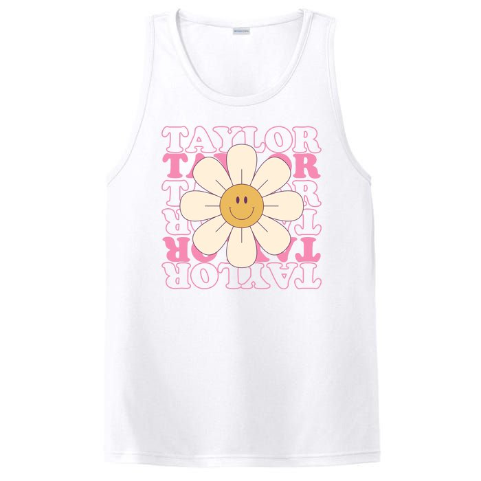 Taylor Groovy Sunflower Retro PosiCharge Competitor Tank