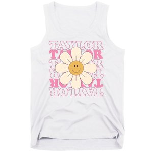 Taylor Groovy Sunflower Retro Tank Top