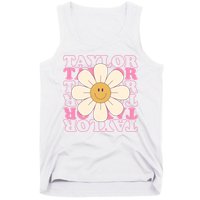 Taylor Groovy Sunflower Retro Tank Top